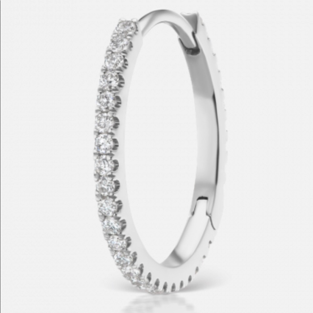 MARIA TASH 12.5mm Diamond Eternity earring